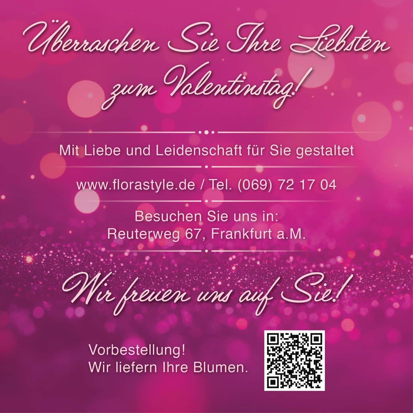 14 Februar Valentinstag Florastyle